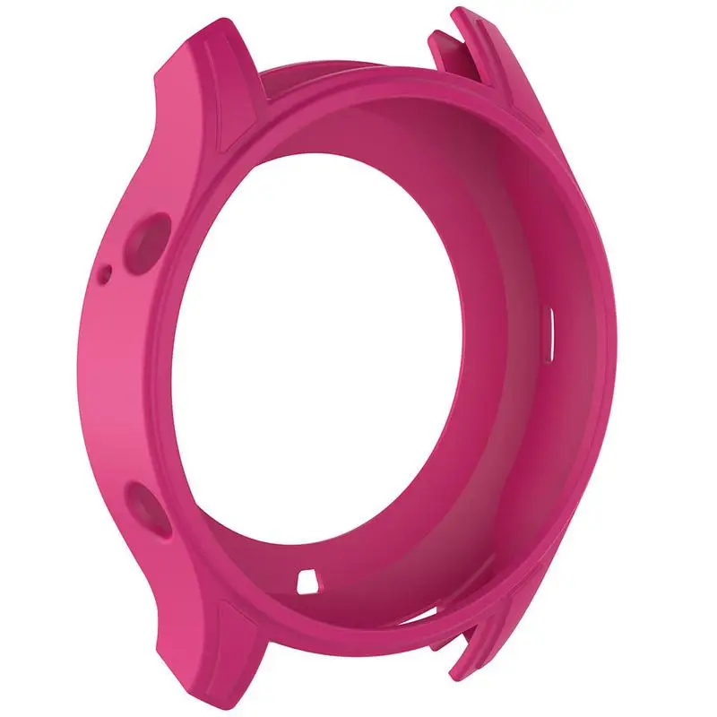 Pink Силиконовый защитный чехол для samsung gear S3 Classic samsung Galaxy Watch 46 мм R800 Smart Watch - Цвет: Pink