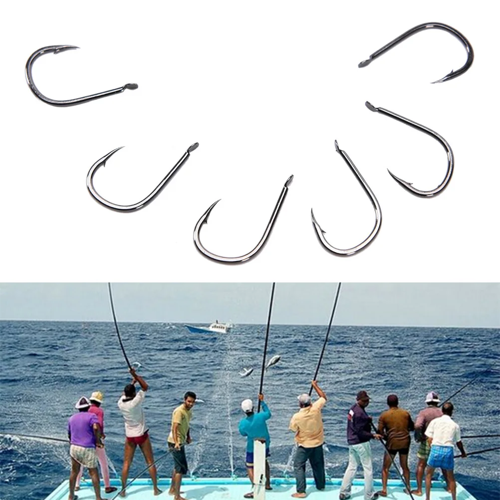 

New 600pcs/set mixed size #3~12 high carbon steel carp fishing hooks pack with hole with Retail Original box Jigging Bait