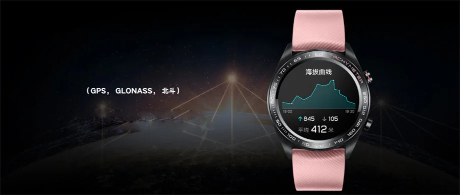 Huawei Honor Watch Dream, умные часы, спортивные, для сна, бега, велоспорта, плавания, горы, gps, 1,2 дюймов, AMOLED, цветной экран, 390*390, часы