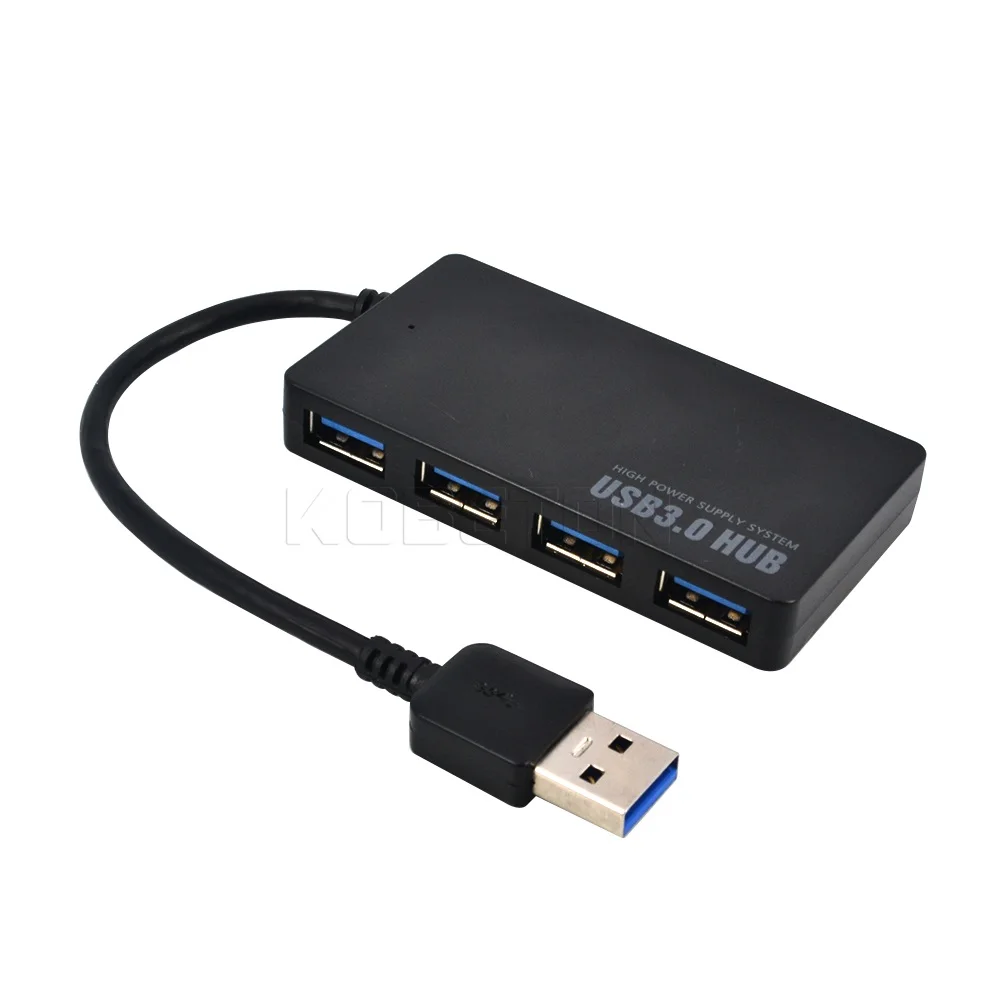 Портативный компактный дизайн 5 Гбит/с USB 3 0 4 порта концентратор USB3.0 сплиттер