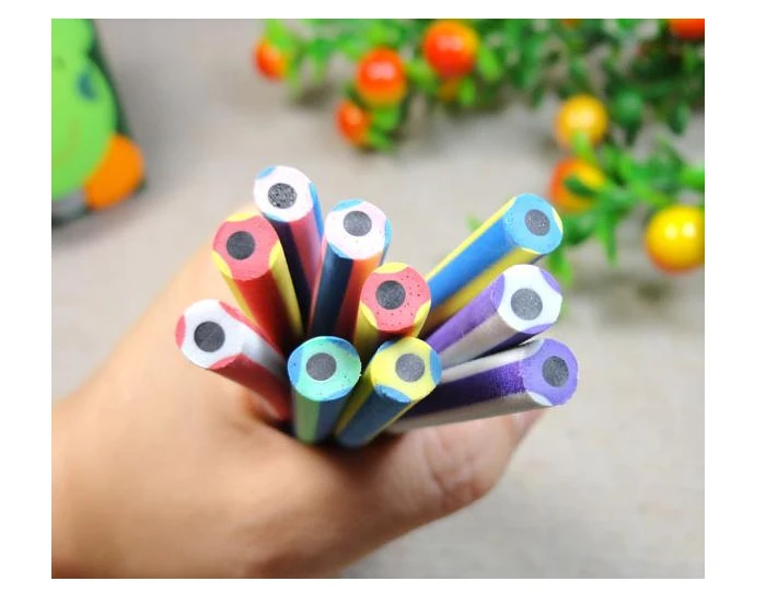 Pencil Colorful Magic Bendy Flexible Soft With Eraser Stationery Student Colored Pencils School Office Supplies Tricks 1Pc | Канцтовары