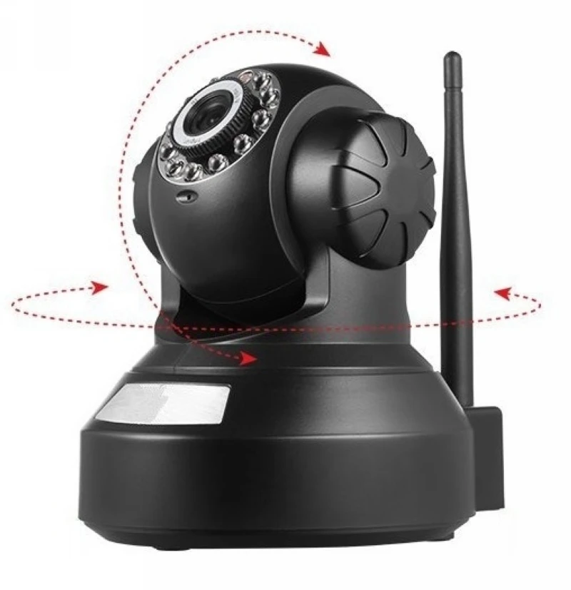 Беспроводной IP Камера Wi-Fi 720 P HD PT Мега P2P обнаружения движения звуковой сигнал