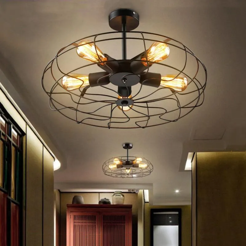 Винтажная промышленная Ретро Светодиодная потолочная лампа edison Light E27 держатель