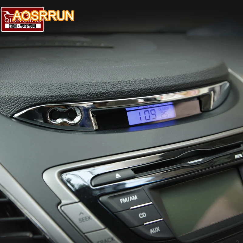 Фото AOSRRUN Бесплатная доставка 2012 2013 для Hyundai Elantra ABS приборной панели отделка