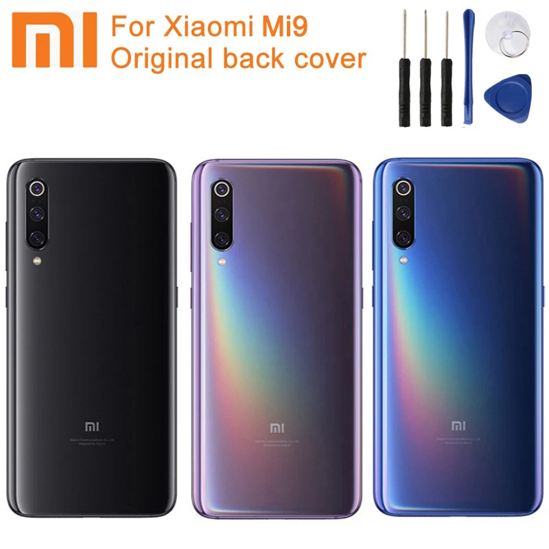 Оригинальный стеклянный чехол Xiao Mi Xiaomi задняя крышка аккумулятора для 9 MI9 M9 +
