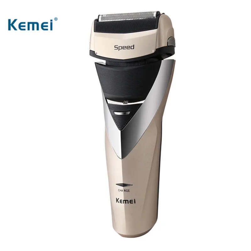 Kemei 3D плавающая головка перезаряжаемая бритва электробритва тройные лезвия все