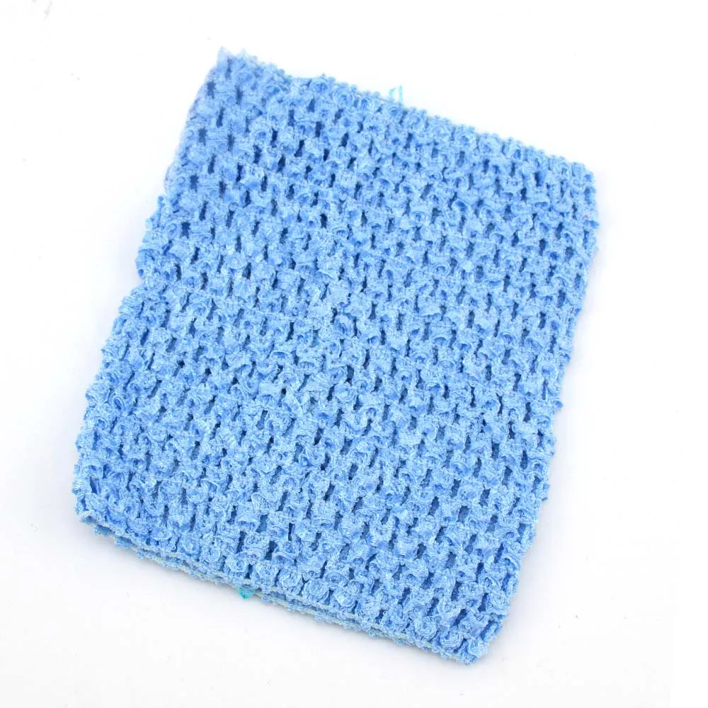 Light Blue 6 дюймов платья-пачки из кружева кроше вафельный топ для девочек с юбкой-пачкой детское платье карнавальный костюм принцессы DIY аксессуары Без подкладки с вязанным топом для 0-24Months - Цвет: Light Blue