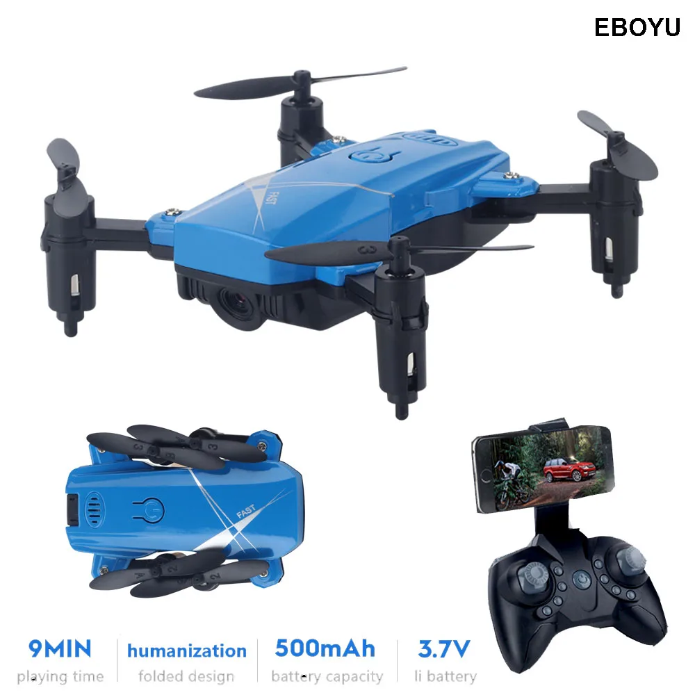 Мини Дрон EBOYU LF602 2 4 ГГц МП/0 3 МП Wi Fi FPV Радиоуправляемый с режимом удержания высоты