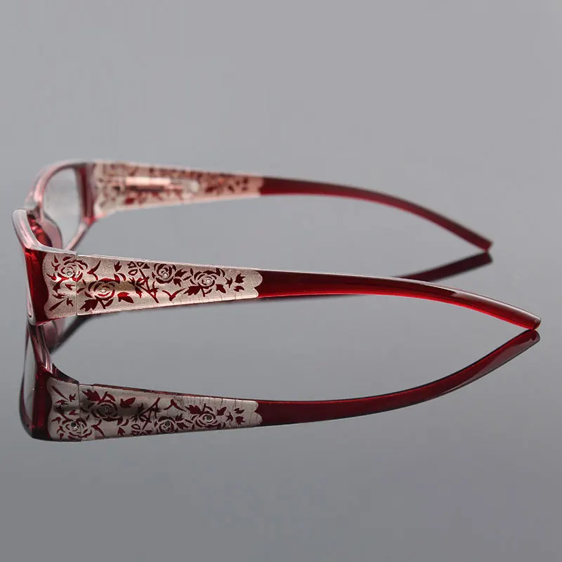 Цветочные очки для чтения Стразы для женщин Gafas de Lectura оправа для очков Роскошные модные очки+ 100 150 200 250 300 350 400