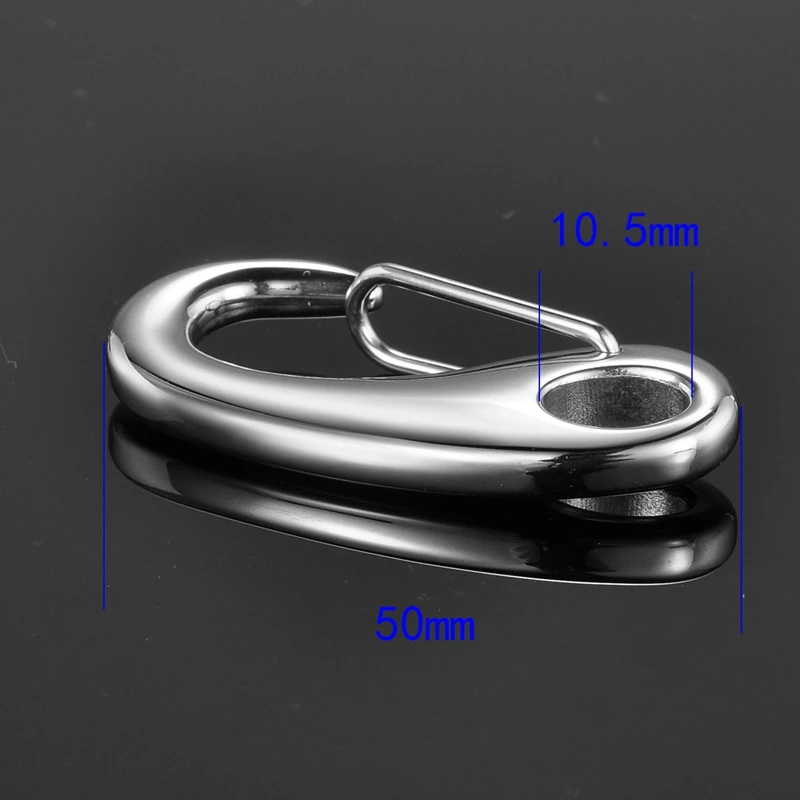 1 шт. яркие Серебристые застежки Лобстер из нержавеющей стали отполированные