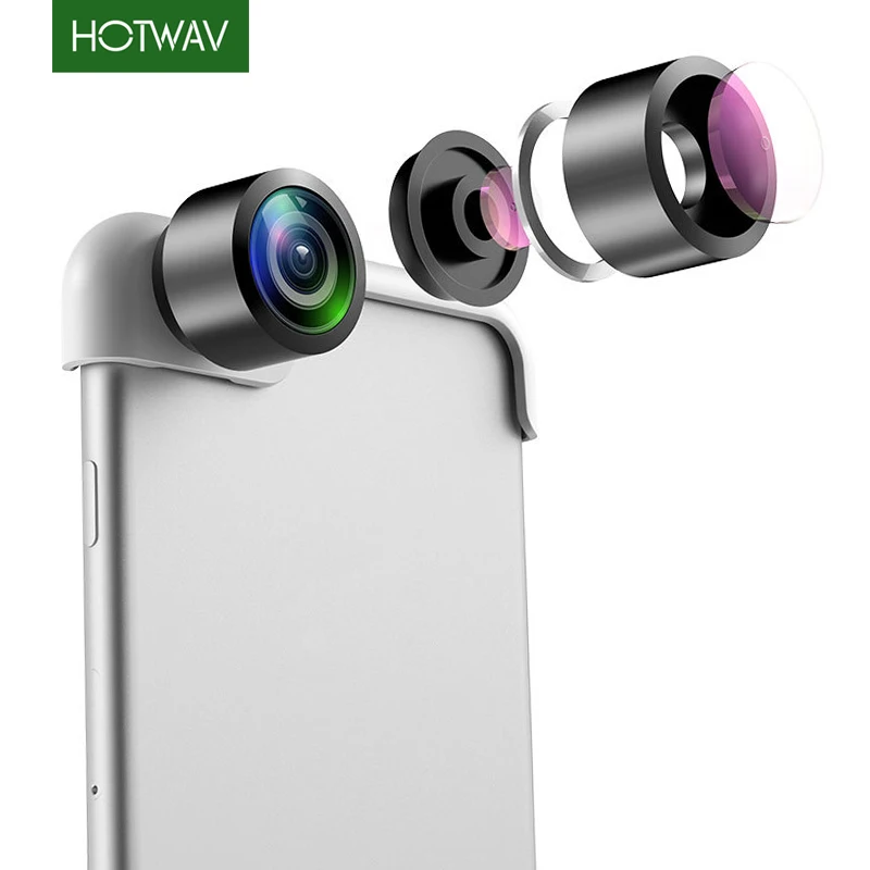 2 шт Panoclip линза для двойной камеры мобильного телефона Lente 360 iphone Full View панорамный