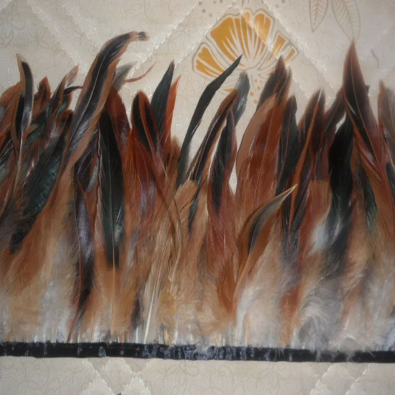 1 ярда 13-18 см натуральная курица искусственная отделка свадебное платье юбка