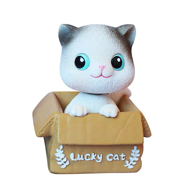 Big eyes Декор приборной панели автомобиля игрушки качающаяся голова милый котенок качающийся качающаяся голова собака кивая кошка автомобиль украшения домашний декор аксессуары Подарки - Название цвета: Big eyes