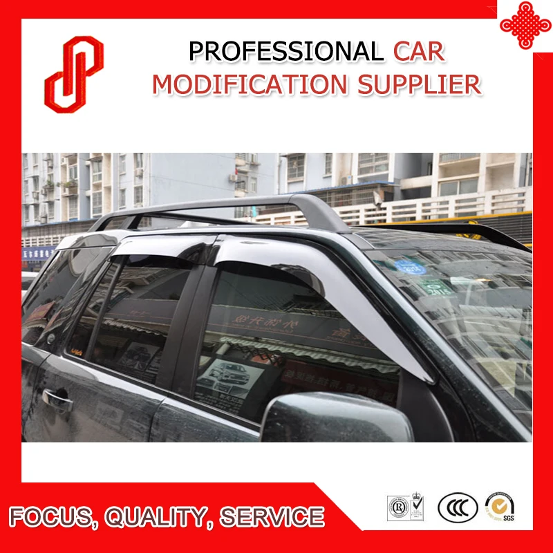 

High quality Injection molding 4 pieces trim vent shade rain sun wind deflector window visor for Freelander 2 / Land Rover LR2