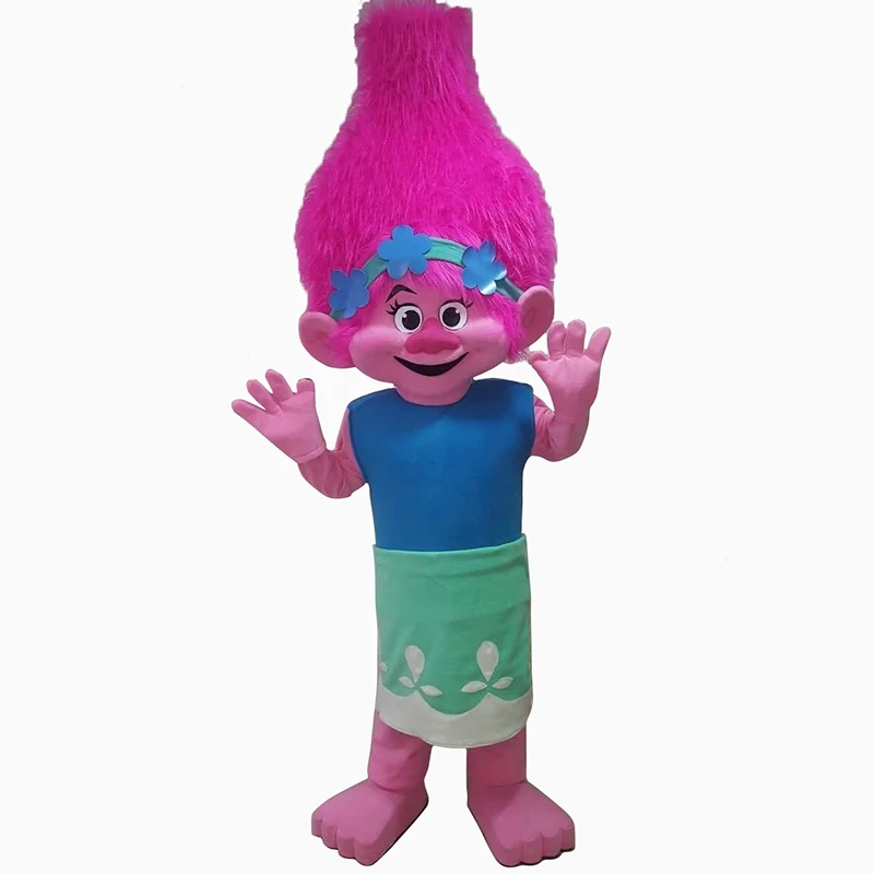 

NEW Poppy&Branch From Dream works Trolls Mascot Movie Costume Mascot Fancy Dress BRAND