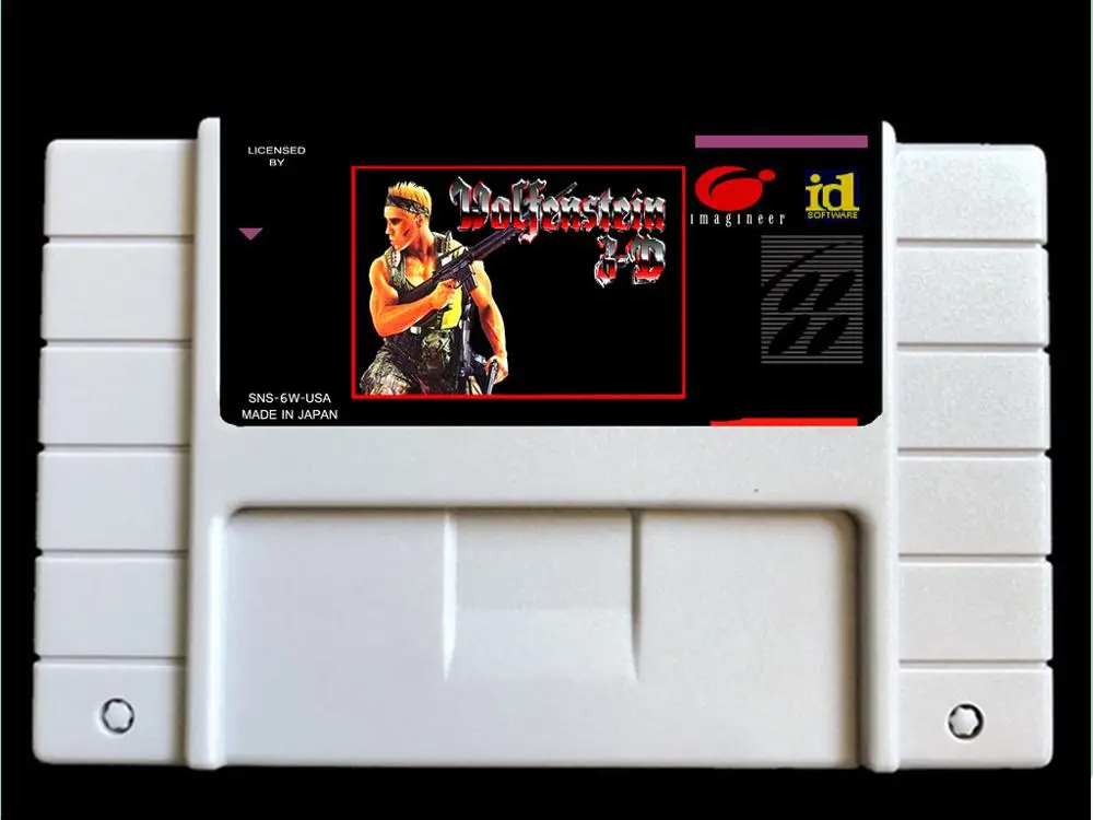 Wolfeinstein-3d-NTSC Версия 46 контактов Видеоигры карта NTSC для ретро видео игр Консоль! |