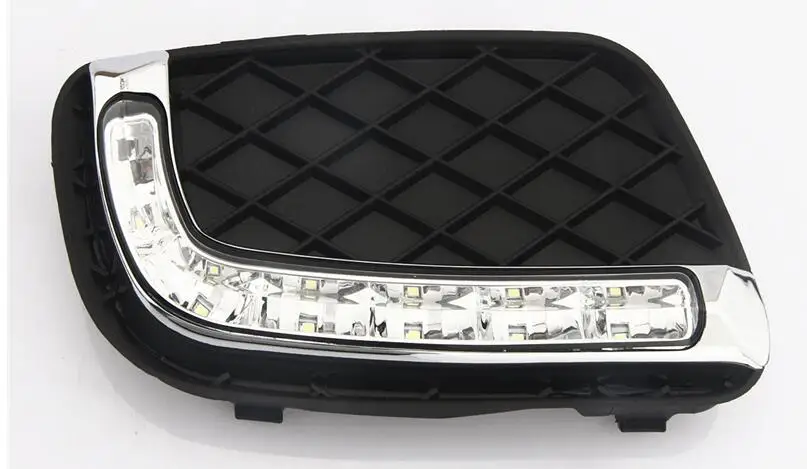 Светодиодные дневные ходовые огни drl для Mercedes-benz smart fortwo 2008-2011 с динамическим движущимся желтым поворотным сигналом