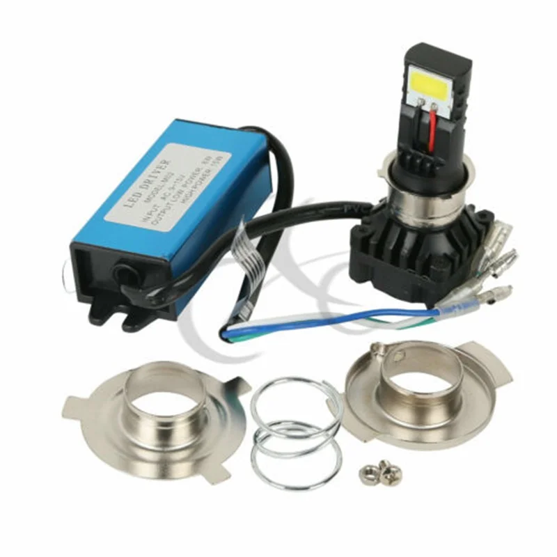 

Universal Motorcycle 1800LM H4 Hi Lo Beam 16w White LED Headlight Lamp Bulb
