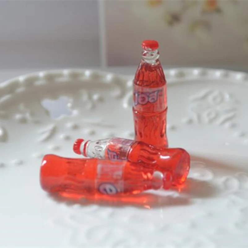 Tanduzi 100 шт. японский Kawaii имитация пищи 3D бутылка содовой колы сделай сам 1:12