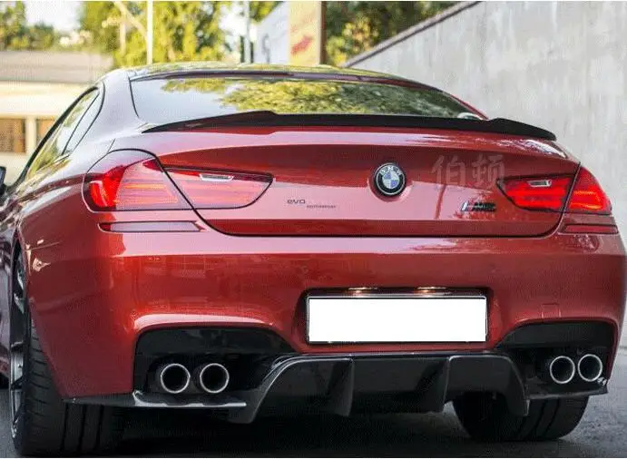 Углерода Волокно заднего крыла спойлер багажника для BMW 6 серии M6 640i 650I F06 F12 F13 Coupe