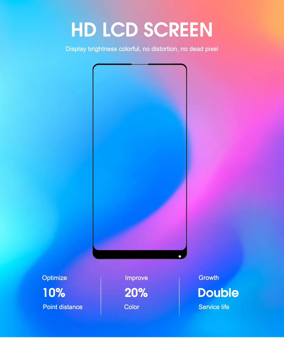 5,9" полноэкранный дисплей для Xiaomi Mi Mix 2S сменный сенсорный ЖК-экран для Xiaomi Mi x 2S ЖК-дисплей черный/белый