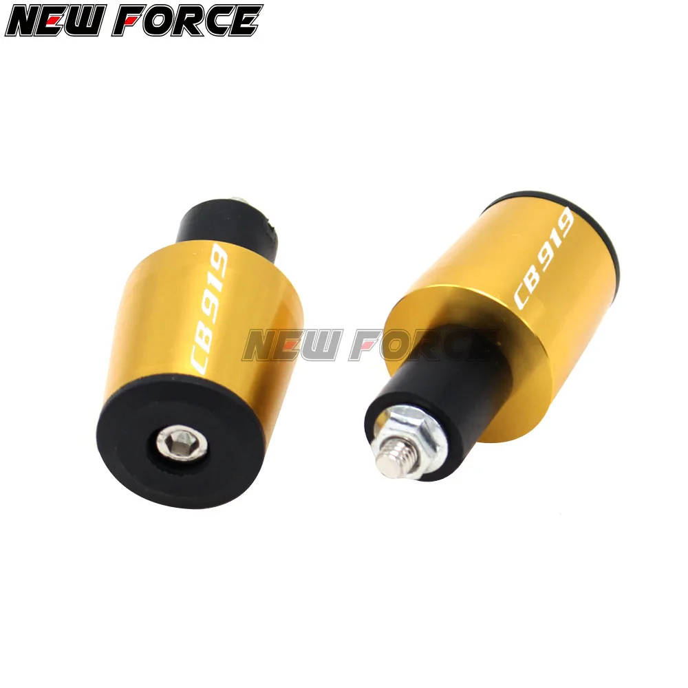 

CNC 22MM Handlebar Grips Handle Bar Cap End P For Honda CB919 CB 919 2002-2007