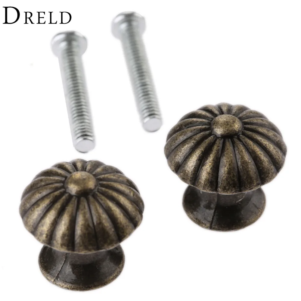2 шт. антикварные подвески из мебельные ручки круглый шкаф тянуть декоративные