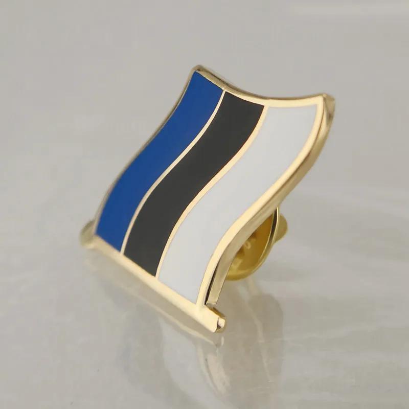 

Soft Enamel Estonia Flag Lapel Pins
