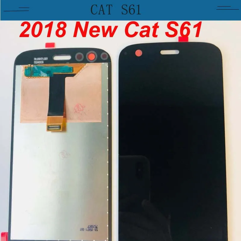Original For Caterpillar Cat S61 LCD Display Touch Screen Replacement Digitizer Assembly Mobile Phone replace | Мобильные телефоны