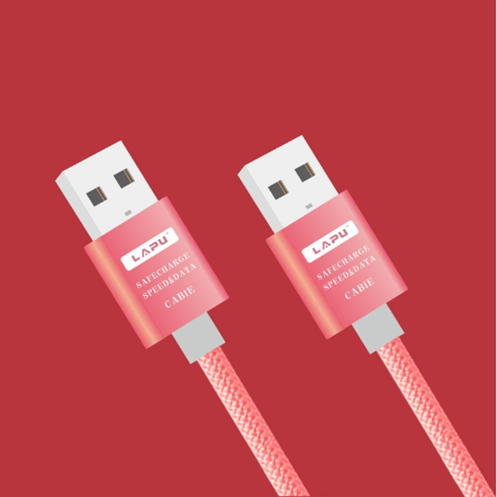 100 шт. нейлоновый Плетеный USB кабель папа-папа 2 0 удлинитель для радиатора жесткий