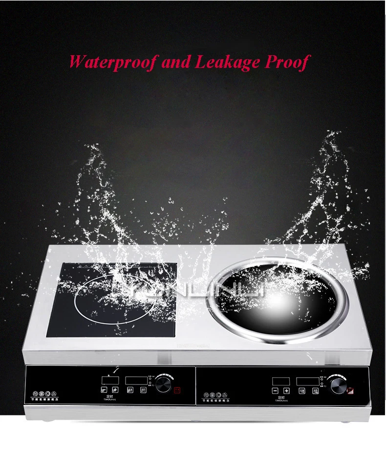 Commercial Induction Cooker Electric Hob Flat Concave Stove Explosion Stir High Power | Бытовая техника