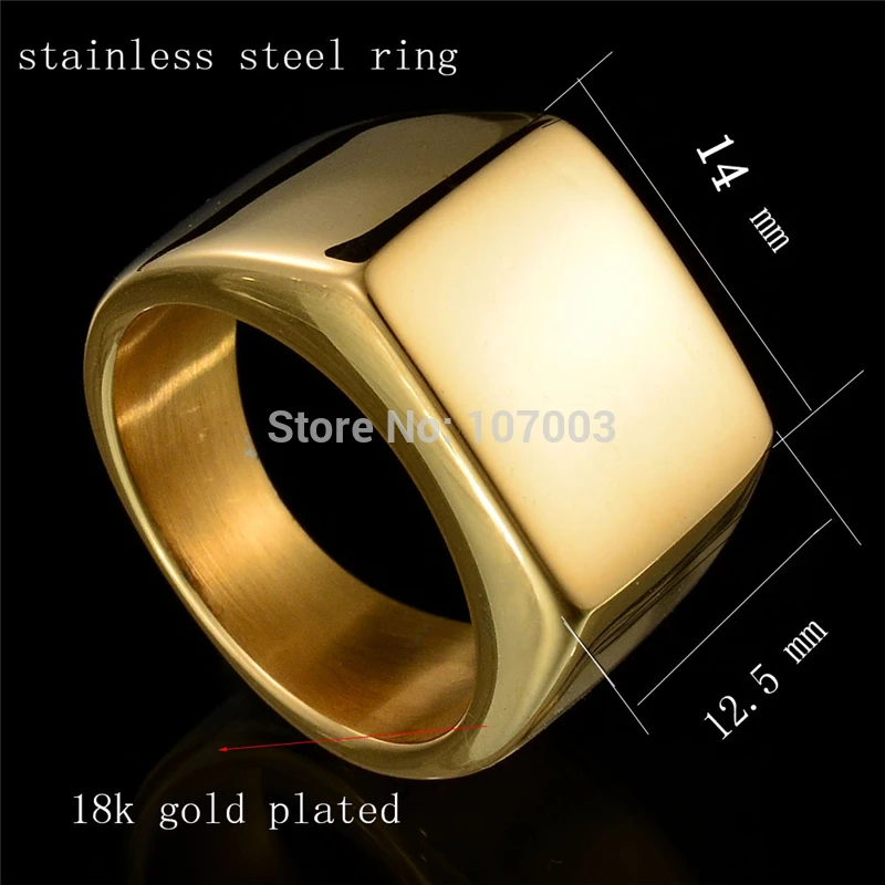 Мужское кольцо из нержавеющей стали 3 цвета|big ring|ring forrings for men |