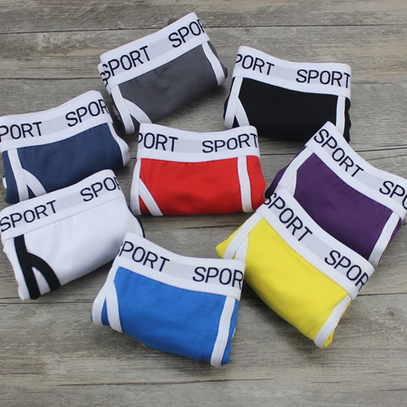 Новый Для мужчин хлопок U выпуклая шорты-боксеры дышащий эластичный Спорт