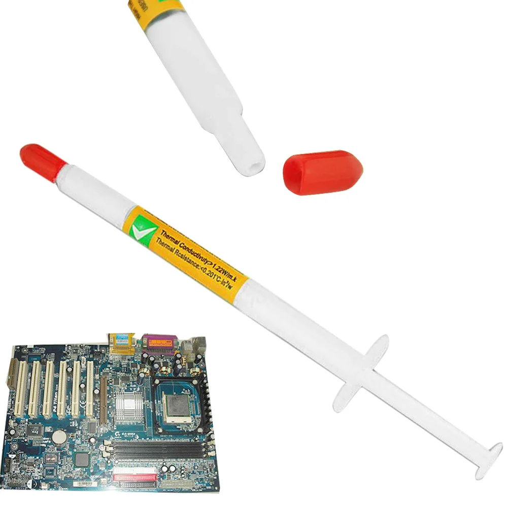 Heat Sink Thermal High Conductivity Grease Syringe for CPU Chip Computer Processor | Компьютеры и офис