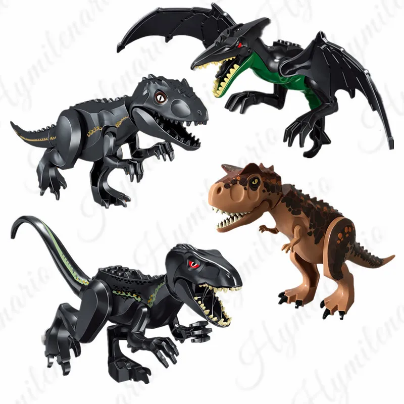 4 шт./компл. фигурки динозавров парка Юрского периода Indominus Pterosauria Indoraptor