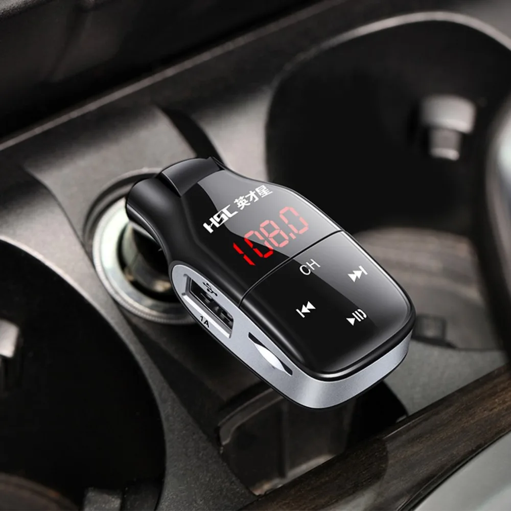 HSC YC37 Dual USB 3.1A автомобильное зарядное устройство Bluetooth MP3 плеер Быстрая зарядка