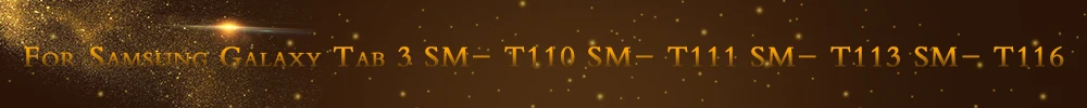 Тест для samsung Galaxy Tab 3 SM-T110 SM-T111 SM-T113 SM-T116 Передний сенсорный экран дигитайзер Сенсорное стекло