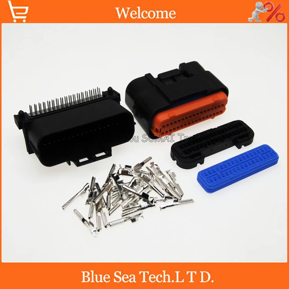 34 контактный Штекерный и гнездовой разъем для автомобильной системы управления