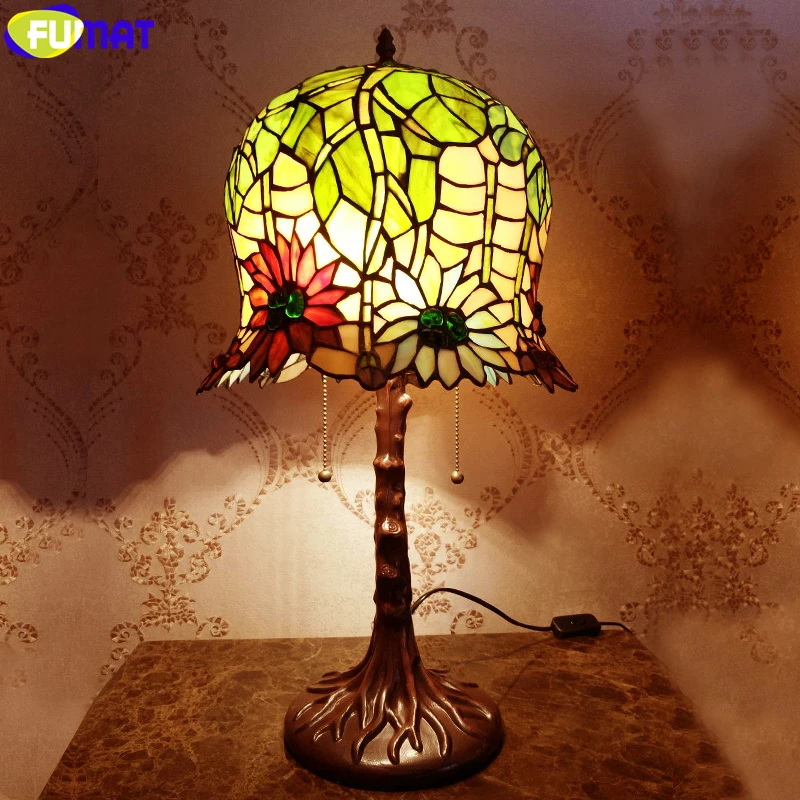 Фумат Тиффани стиль витражи подсолнечника винограда оттенков медная мозаика Beses