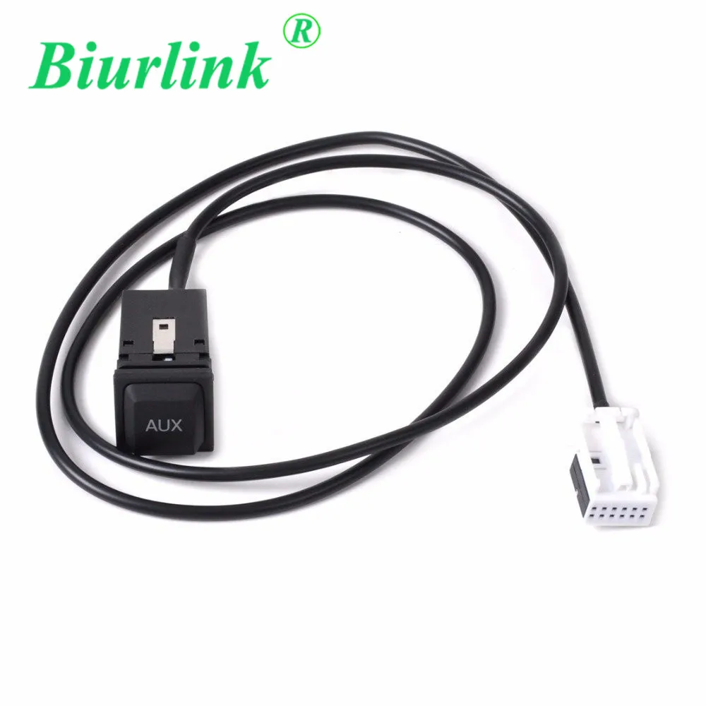 Сменный кабель Biurlink RCD510 RCD310 12 контактов AUX для Volkswagen MK6 Bora Sagitar Tiguan GOLF | Автомобили и