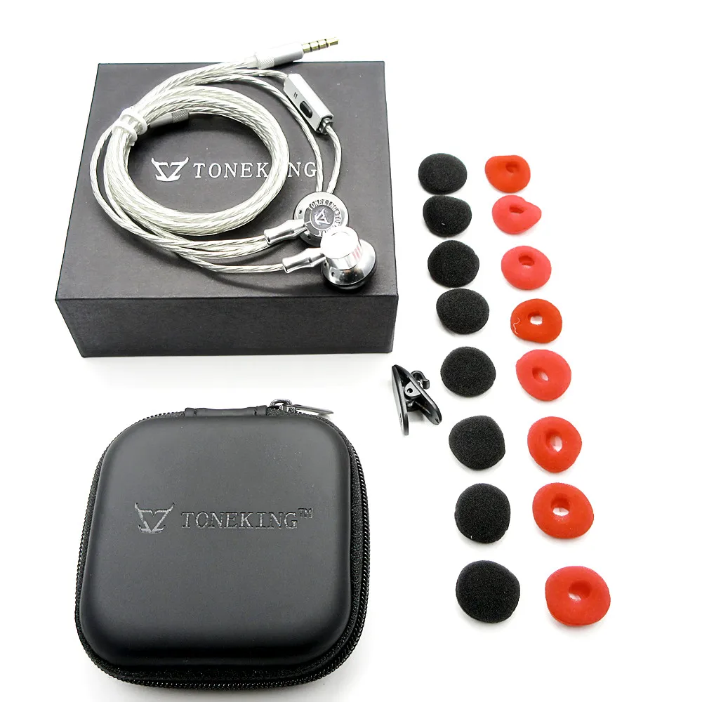toneking musicmaker томагавк в ухо наушник плоской головкой HiFi вкладыши лихорадка наушники топ звук как MX985/MX980 e888/282