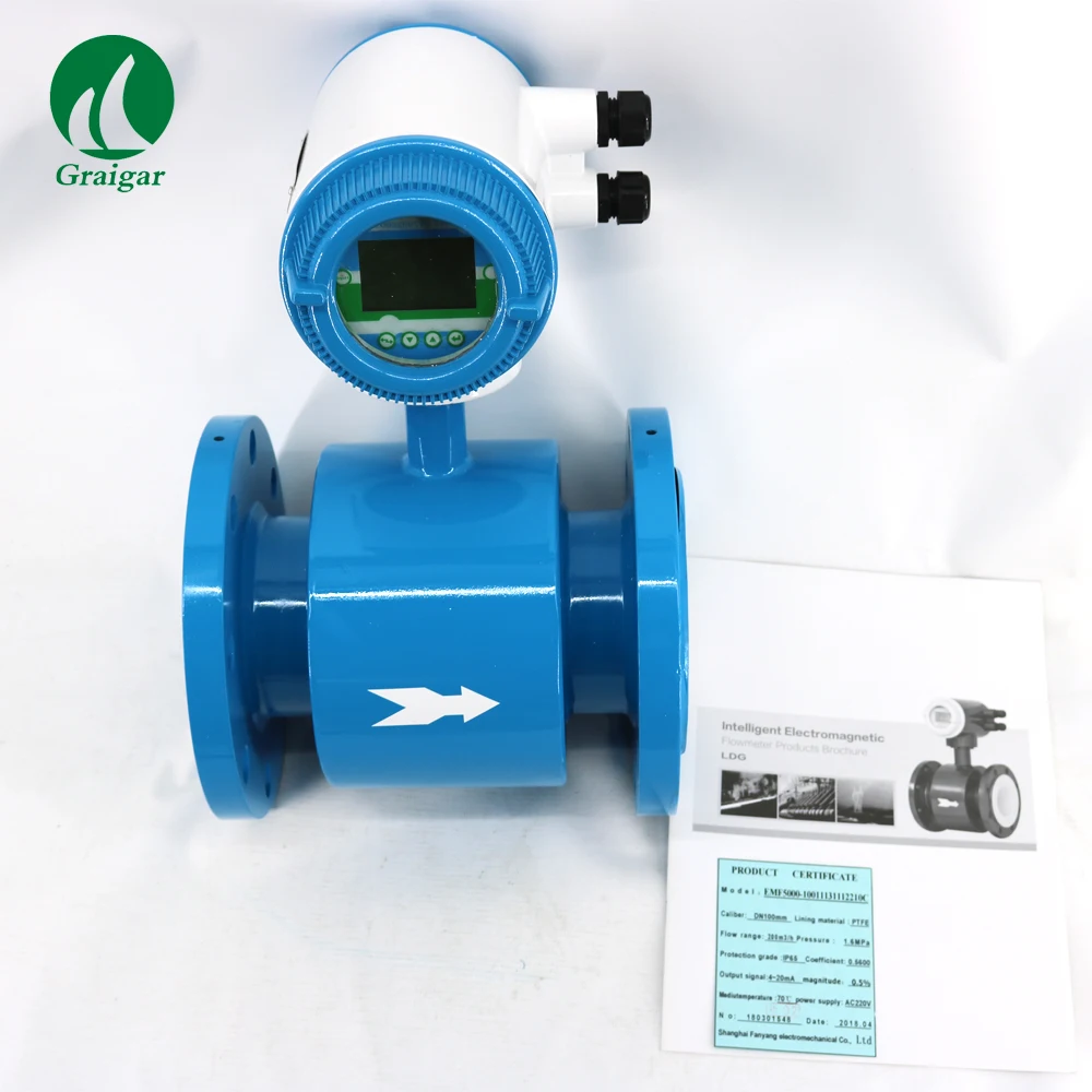 

Electromagnetic Flow Meter Flowmeters Diameter of Sensor DN10~ DN600 DN100MM