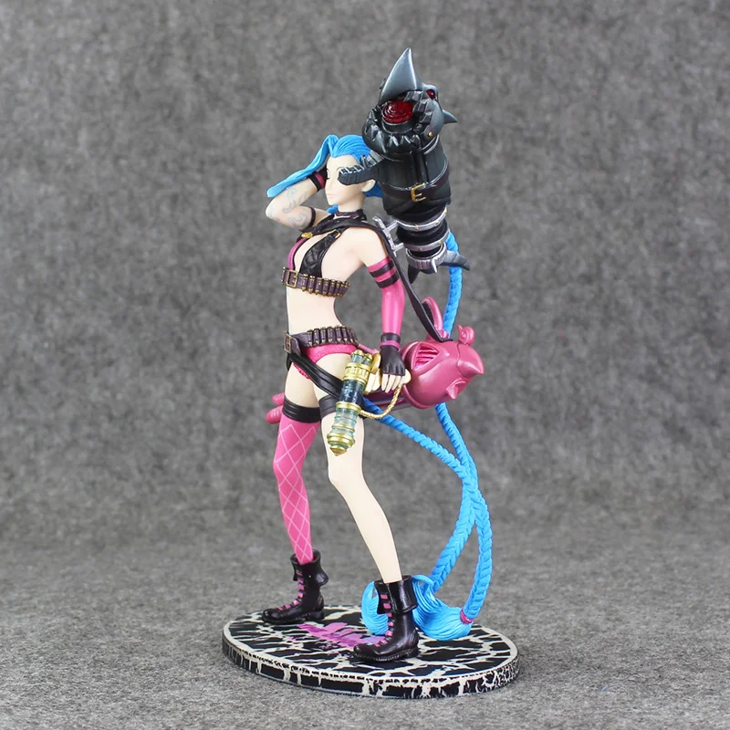 Jinx свободная пушка стоящая Ver. Фигурку 1/6 Масштаб Окрашенные Модель Кукла игра PVC