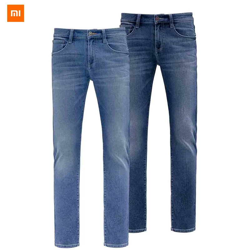 Новые тонкие прямые джинсы Xiaomi Mijia Youpin 90 point COOLMAX из высокоэластичной ткани