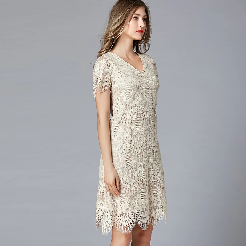 Женское платье большого размера L 5XL высокое качество лето весна А силуэта выше