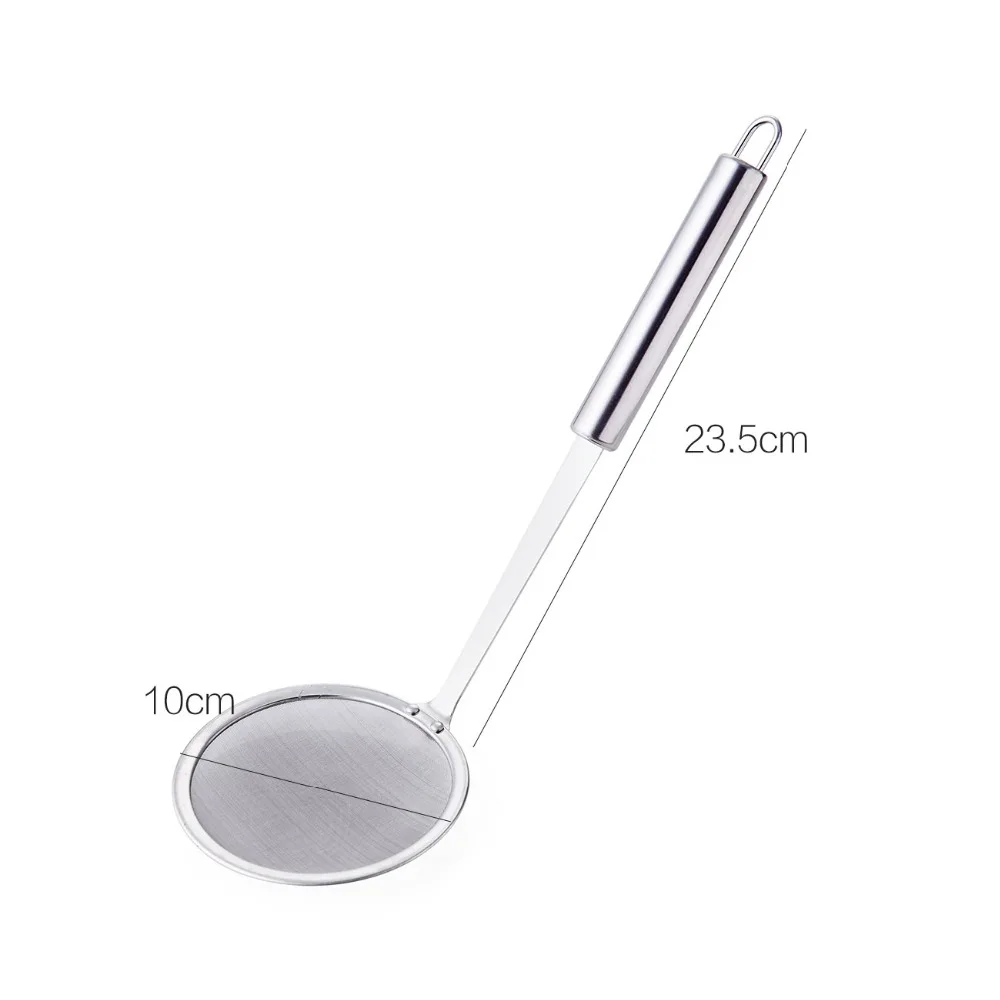 Colander Spoon Stainless Steel Filter Oil Grid Scoop Kitchen Skimmer Oil-Frying Cooking Accessories | Дом и сад