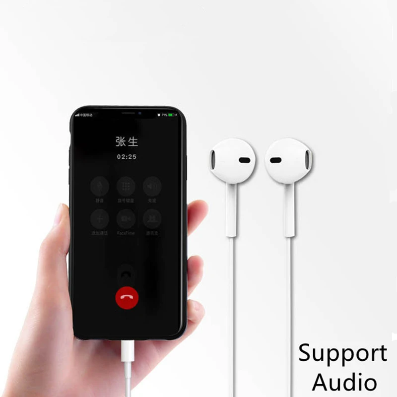 NTSPACE 5000 мАч Внешний аккумулятор зарядное устройство чехол для iPhone Xs Max XR power Case Портативный блок питания зарядный чехол с аудио