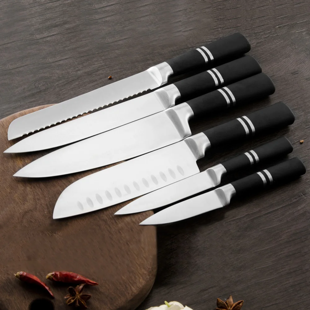 DAMASK шеф повар нарезки хлеба Santoku утилита нож для очистки овощей суши сашими рыба