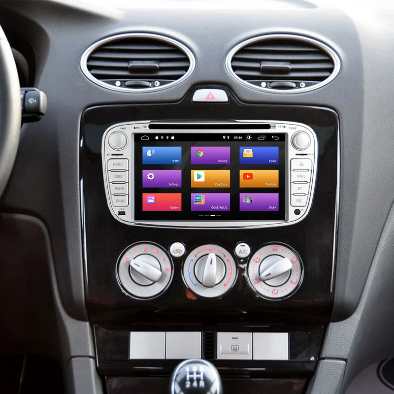 Xonrich 2 Din Android 9 0 автомобильный Радио мультимедийный плеер для Ford Focus Mondeo 4 S-Max C-Max Galaxy