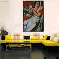 Tamara de Lempicka портрет картина маслом в классическом стиле рисунок искусство спрей без рамы холст Кухня Водонепроницаемый драгоценный камень scarf13096225